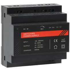 Блок живлення на DIN рейку DR12060-02B 12V/5A