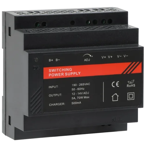 Блок живлення на DIN рейку DR12060-02B 12V/5A