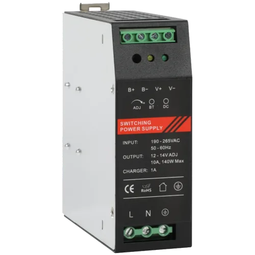 Блок живлення на DIN рейку DR12120-01B 12V/10A