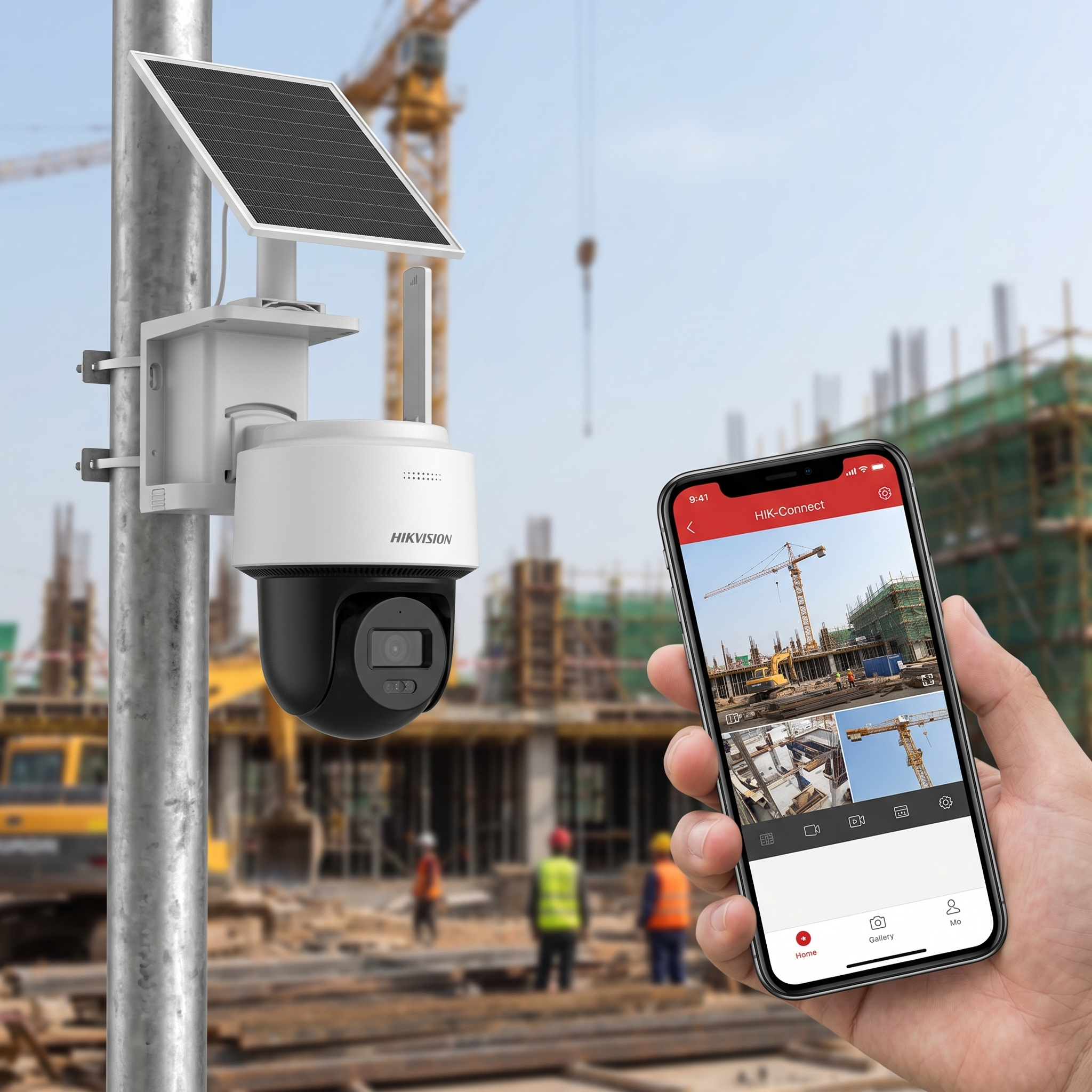 Короткий огляд IP відеокамери Hikvision DS-2CFSP4/4G